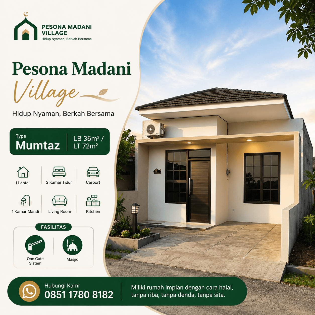 Tipe Mumtaz - PESONA MADANI VILLAGE